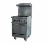 24 Wide LPG or NG, Gas Range with 4 Burners, Hot Zone HZ R24