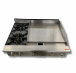 36 Countertop Combination Gas Griddle and Hot Plate, NG or LP Hot Zone HZ 12H24G