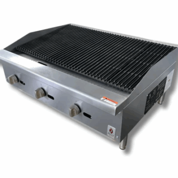 36 Countertop Gas Charbroiler Zone NG or LP Hot Zone HZ CB36 M