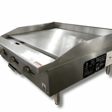 36 Countertop Heavy duty Manual Gas Griddle NG or LP, Hot Zone HZ G36 H