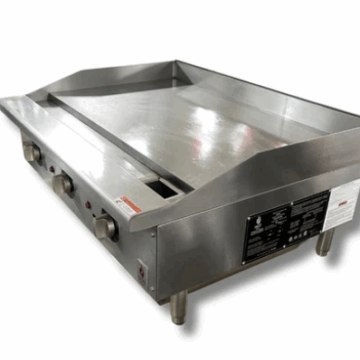 36 Countertop Thermostat Control Gas Griddle With Safety Valve NG or LP, Hot Zone HZ G36 T