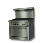 36 Wide Gas Range Charbroiler, With Built in Convection Oven, LP or NG, Hot Zone HZ CR36 36CB