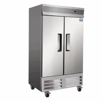 40 Solid 2 Door Reach In Freezer c0ft Cold Zone CZ 40F 2D