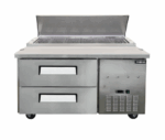 48 1 Door Refrigerated Pizza Prep Table with 2 Drawers, 12 cu.ft. (340 L) 48393 For Sale Canada