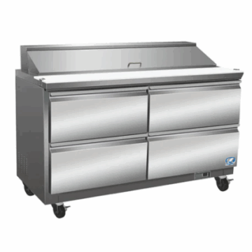 48 4 Drawer Sandwich & Salad Prep Table Cooler Cold Zone CZ 48ST 4D