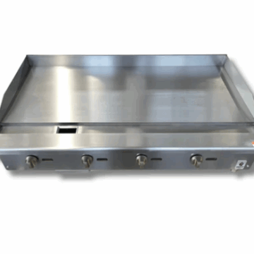 48 Countertop Manual Gas Griddle NG or LP, Hot Zone HZ G48 M
