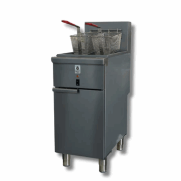 50 lbs. Capacity Electric Deep Fryer, 208v Or 240v, Single Or Three Phase, Hot Zone HZ EF50