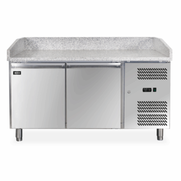 59 2 Door Granite Top Refrigerated Pizza Prep Table 39592