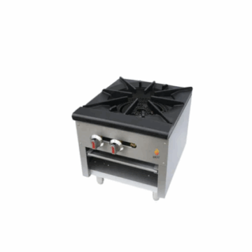 80,000 BTU 1 Burner NG or LP Gas Stock Pot Range Hot Zone HZ SP 1