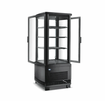 17 Countertop Square Refrigerated Display Case Cooler Cold Zone With 86L Capacity CZ 78R